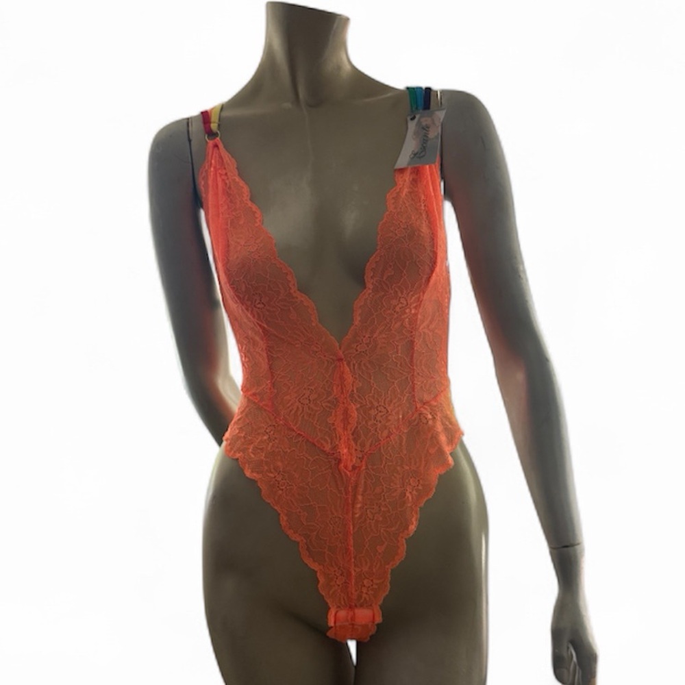 Escante Lace Romper/Teddy-NWT- M/L